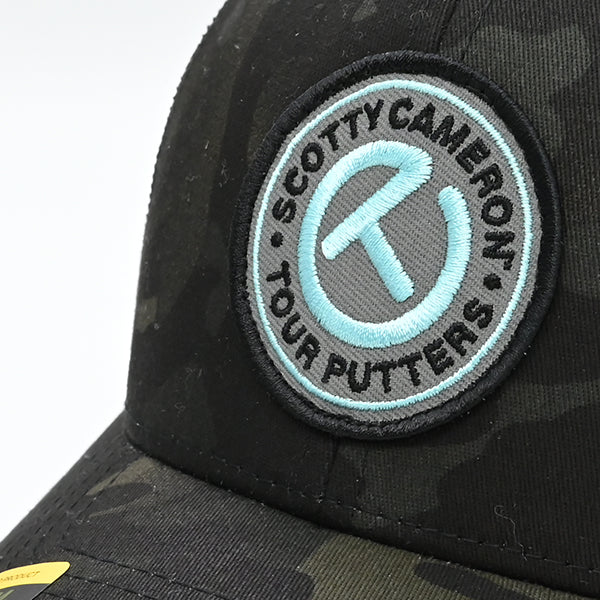 スコッティキャメロン スコッティブルー サークルT パッチ スナップバック マルチカム メッシュキャップ Scotty Cameron キャメロン Circle T Cap 限定 帽子