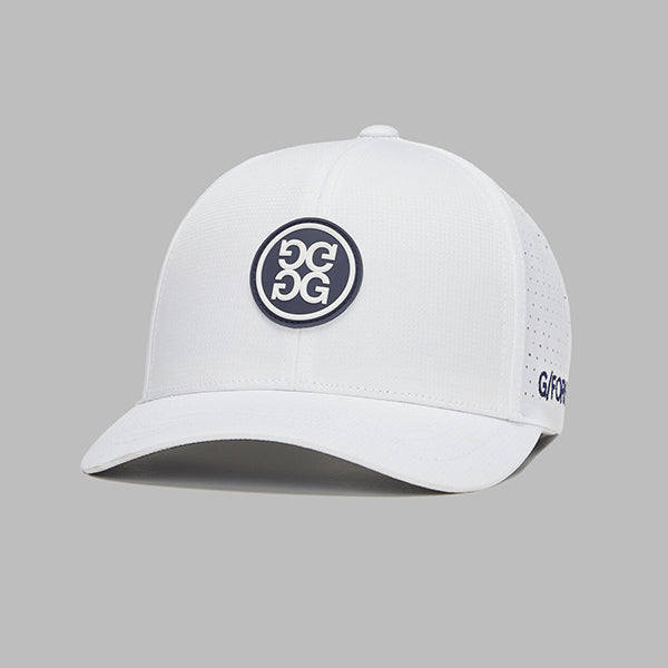 ジーフォア G/FORE サークル ジー パッチ スナップバック キャップ スノー ホワイト リップストップ ゴルフ G4 ジーフォー Circle G's CAP Snow GMH000007