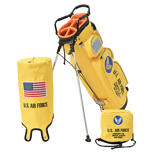 アーミーベースコレクション スタンドバッグ エアフォース イエロー ABC-061SB ARMY BASE COLLECTION キャディバッグ US AIR FORCE Yellow