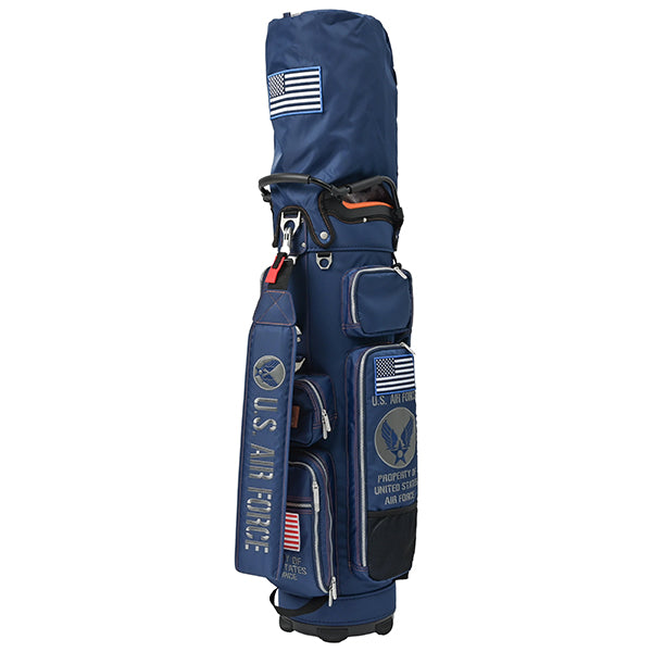 アーミーベースコレクション エアフォース カートバッグ ネイビー ABC-062CB ARMY BASE キャディバッグ US AIR FORCE NAVY