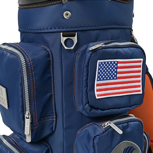 アーミーベースコレクション エアフォース カートバッグ ネイビー ABC-062CB ARMY BASE キャディバッグ US AIR FORCE NAVY