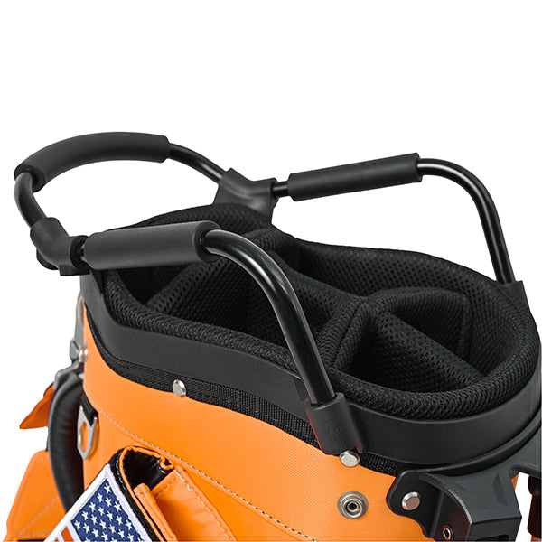アーミーベースコレクション スタンドバッグ US NAVY オレンジ ABC-064SB ARMY BASE COLLECTION キャディバッグ USネイビー Orange