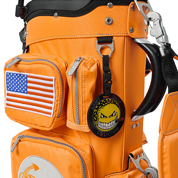 アーミーベースコレクション スタンドバッグ US NAVY オレンジ ABC-064SB ARMY BASE COLLECTION キャディバッグ USネイビー Orange