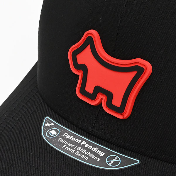 スコッティキャメロン スコッティドッグ ラバーパッチ キャップ スナップバック ブラック Red Scotty Dog Patch フリーサイズ Cap Black Scotty Cameron