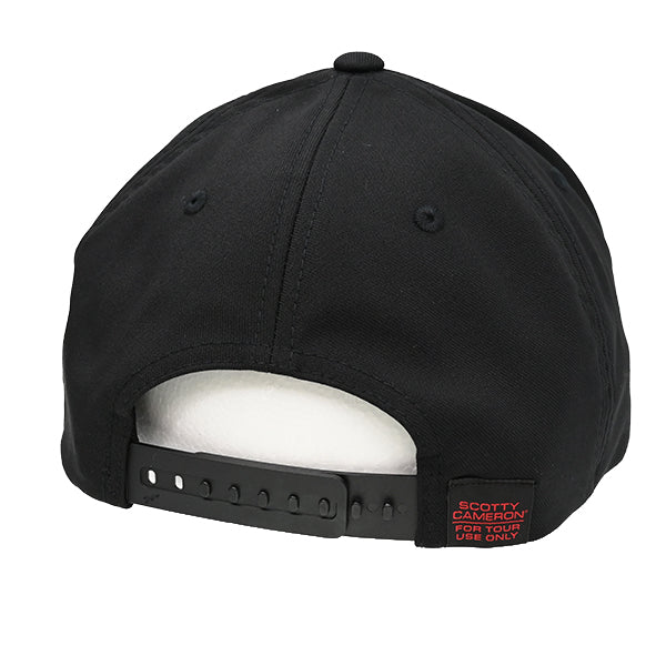 スコッティキャメロン スコッティドッグ ラバーパッチ キャップ スナップバック ブラック Red Scotty Dog Patch フリーサイズ Cap Black Scotty Cameron