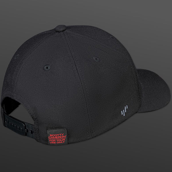 スコッティキャメロン スコッティドッグ ラバーパッチ キャップ スナップバック ブラック Red Scotty Dog Patch フリーサイズ Cap Black Scotty Cameron