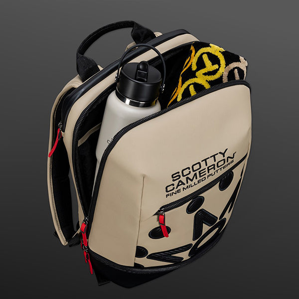 スコッティキャメロン ベゼル製 バックパック 限定 カーボンクラウン デザート リュックサック VESSEL Desert Carbon Crown Backpack Scotty Cameron