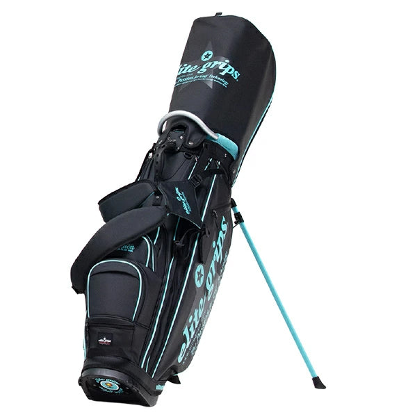 エリートグリップ elite grips 2025年 100本限定 軽量キャディバッグ Bタイプ ブラック EB9.5-25BK 9.5型 スタンドキャディバッグ Black ゴルフバッグ