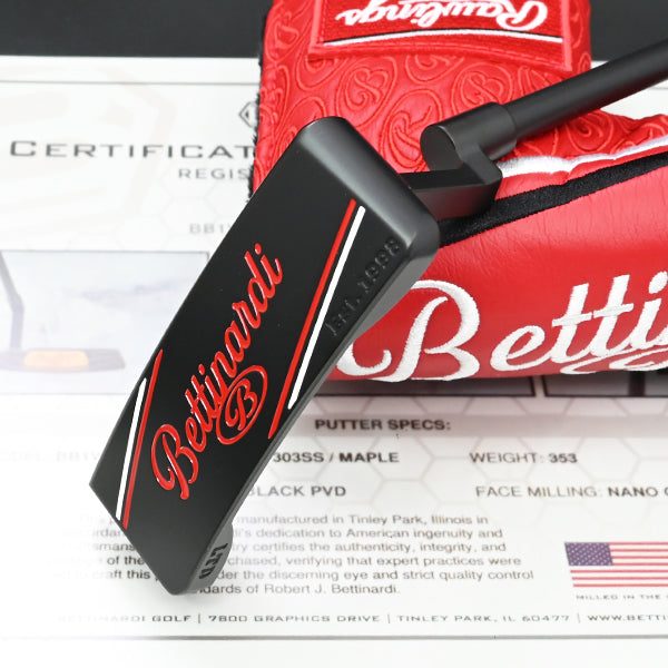 ベティナルディ ローリングス コラボ 限定パター BB1W 証明書付 右用 34インチ USモデル BETTINARDI Rawlings LIMITED RUN 2025 野球 ベースボール