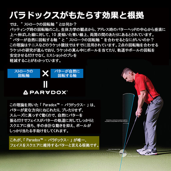 BGT パラドックス ブレード パター Paradox Blade PUTTER STABILITY