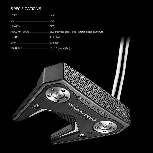 スコッティキャメロン 2025 ファントム ブラック 7 リミテッド パター 34インチ SCOTTY CAMERON Phantom Black 7 LIMITED USモデル 限定パター