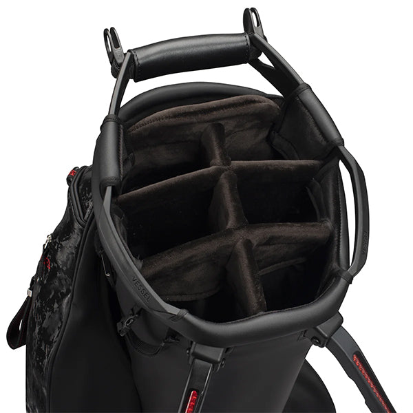 ベゼル プレイヤー5.0 プロ スタンド キャディバッグ ダブルストラップ カモ ブラック 9.5型 PLAYER 5.0 PRO STAND Camo Black Double VESSEL