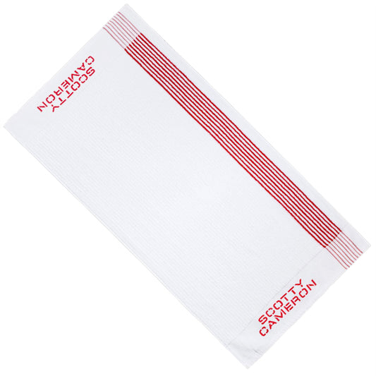スコッティキャメロン ビンテージ キャディタオル 限定 ラウンドタオル レッドストライプ / ホワイト Scotty Cameron Vintage Caddie Towel ヴィンテージ