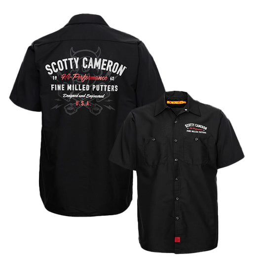 Scotty Cameron スコッティキャメロン WORK SHIRT SPEED DEMON BLACK SCOTTY CAMERON ワークシャツ スピードデーモン ブラック ゴルフ