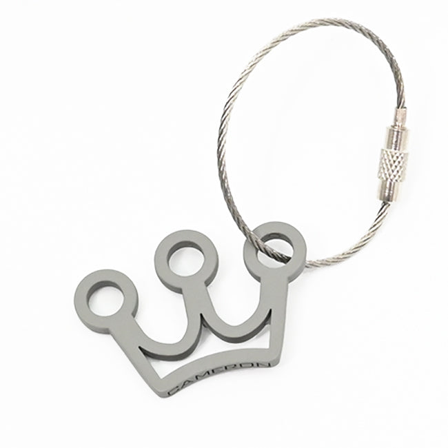 スコッティキャメロン ミニ クラウン ソフトタッチ キーフォグ キーホルダー グレー 限定 Scotty Cameron Kye Fob Mini Crown Grey 034463