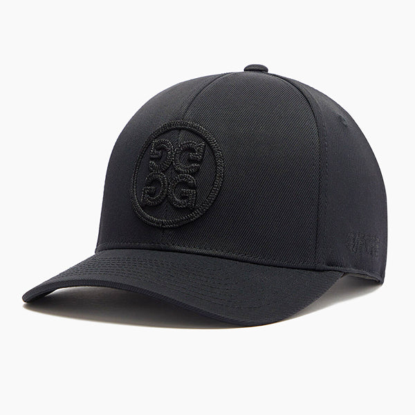 ジーフォア G FORE サークル ジー スナップバック キャップ オニキス ブラックアウト ストレッチ ツイル ゴルフ G4 ジーフォー Circle G's TRUCKER CAP ONYX