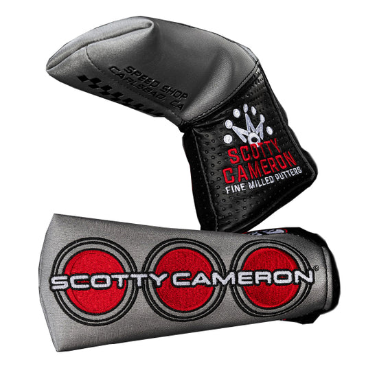 スコッティキャメロン スリー レッドドット スタンダード 限定 ヘッドカバー シルバー ブラック Scotty Cameron Three Red Dots STANDARD パターカバー ブレード