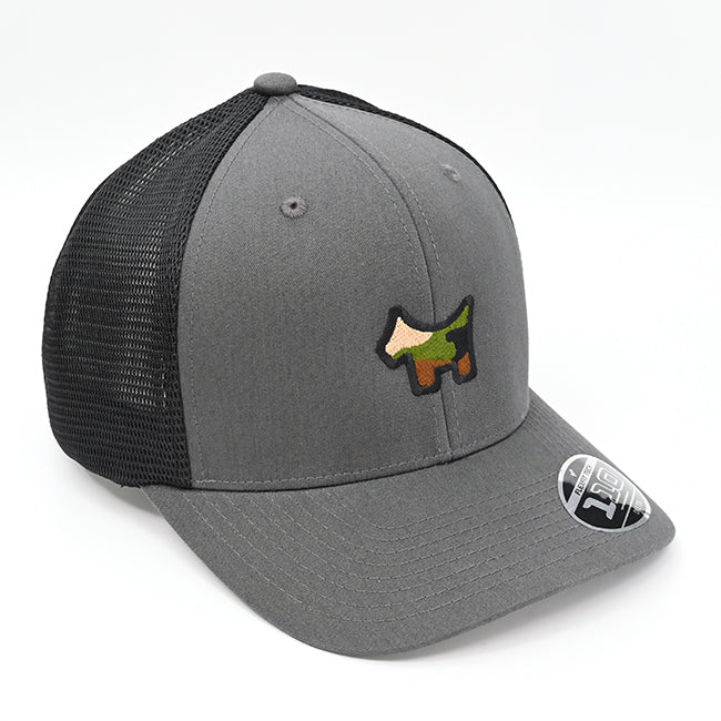 スコッティキャメロン ツートーン カモフラージュ スコッティドッグ スナップバック メッシュ キャップ チャコール Scotty Cameron Cap Scotty Dog 限定 帽子