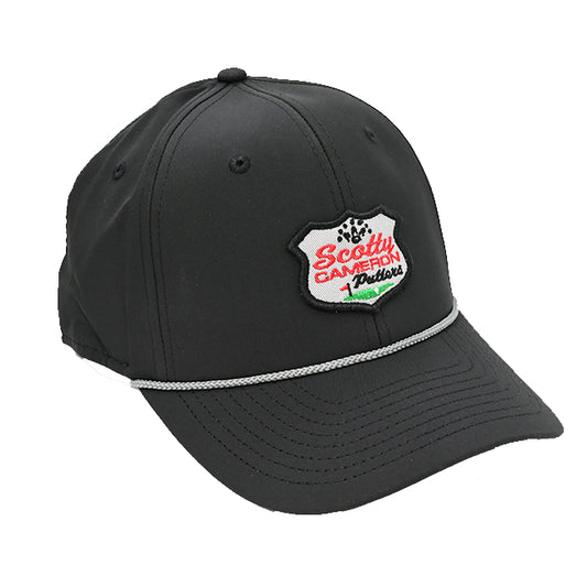 スコッティキャメロン レトロパッチ ロープ キャップ ブラック フリーサイズ Retro Patch Rope CAP Black Scotty Cameron キャメロン 限定 ゴルフ 帽子