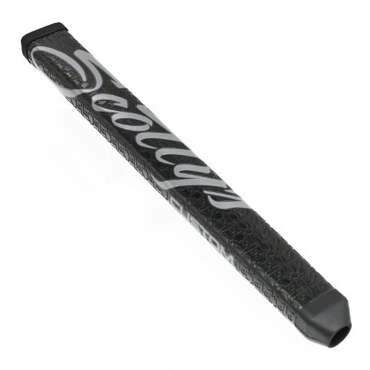 スコッティキャメロン カスタムショップ 限定 パドル パター グリップ ラージサイズ ブラック/グレーロゴ Scotty Cameron Paddle Putter Grip Large キャメロン