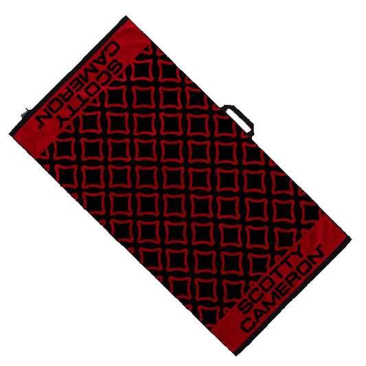 スコッティキャメロン ラウンドタオル ピストリーニ プラス レッド/ブラック Pistolini Plus Red/Black 限定 Scotty Cameron キャメロン
