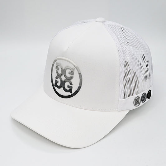 ジーフォア G/FORE グラデーション サークル ジー パッチ メッシュ キャップ スノー ホワイト コットンツイル ゴルフ G4 ジーフォー CAP Snow GMH000027