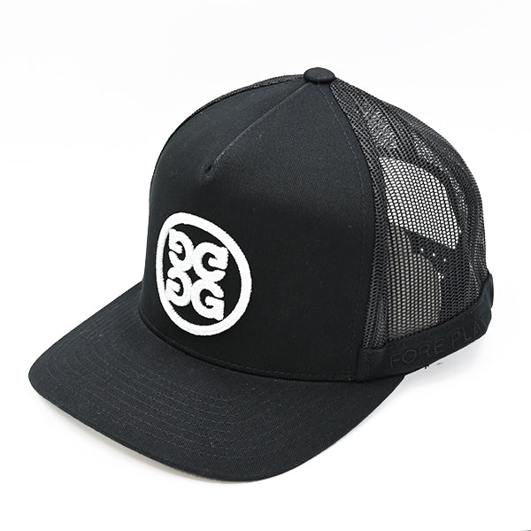 ジーフォア G FORE サークル ジー スナップバック キャップ オニキス ブラック ゴルフ G4 ジーフォー Circle G's Tall TRUCKER CAP Black Out G4AF23H123