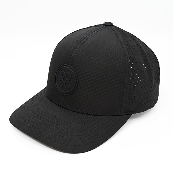 ジーフォア G/FORE サークル ジー パッチ スナップバック キャップ オニキス ブラック リップストップ ゴルフ G4 ジーフォー Circle G's CAP Onyx GMH000007