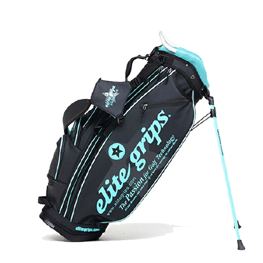 エリートグリップ elite grips 2025年 100本限定 軽量キャディバッグ Bタイプ ブラック EB9.5-25BK 9.5型 スタンドキャディバッグ Black ゴルフバッグ