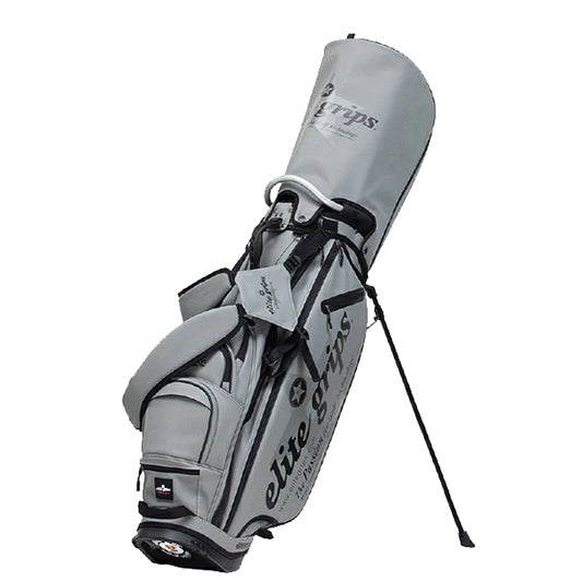 エリートグリップ elite grips 2025年 100本限定 軽量キャディバッグ Bタイプ グレー EB9.5-25GY 9.5型 スタンドキャディバッグ Gray ゴルフバッグ