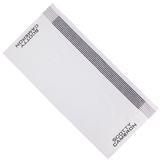 スコッティキャメロン ビンテージ キャディタオル 限定 ラウンドタオル ブラックストライプ / ホワイト Scotty Cameron Vintage Caddie Towel ヴィンテージ