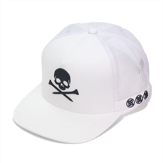 ジーフォア G FORE スカル アンド ティ メッシュ スナップバック キャップ スノー ホワイト ゴルフ G4 ジーフォー SKULL&T'S CAP