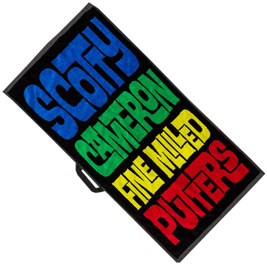 スコッティキャメロン ラウンドタオル ラグーナ スタック レインボー 限定 Laguna Stack Rainbow Towel Scotty Cameron キャメロン ゴルフ