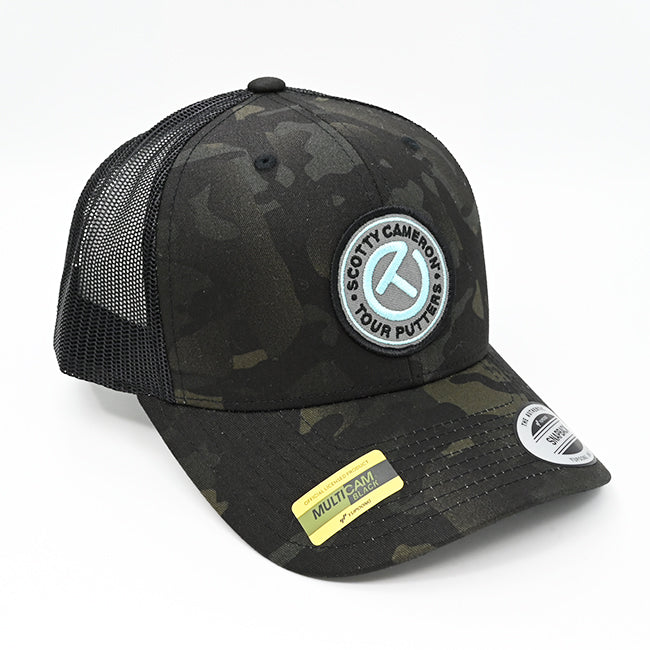 スコッティキャメロン スコッティブルー サークルT パッチ スナップバック マルチカム メッシュキャップ Scotty Cameron キャメロン Circle T Cap 限定 帽子