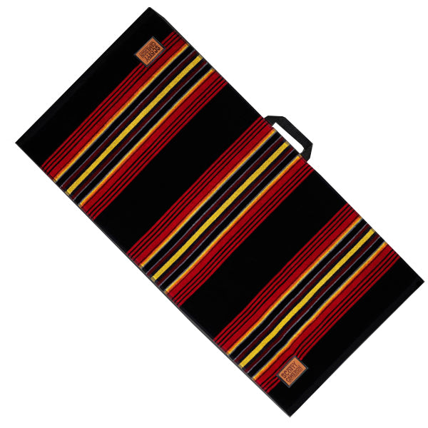 スコッティキャメロン ラウンドタオル ラスベガス モハーベ ストライプ ブラック/レッド イエロー 限定 Las Vegas Mojave Stripe Scotty Cameron キャメロン