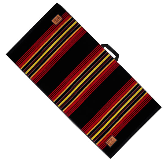 スコッティキャメロン ラウンドタオル ラスベガス モハーベ ストライプ ブラック/レッド イエロー 限定 Las Vegas Mojave Stripe Scotty Cameron キャメロン