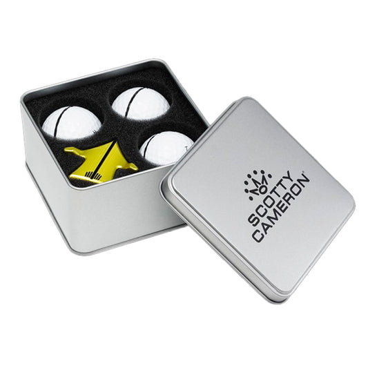 スコッティキャメロン エアロアライメントツール ボールマーカー イエロー ボール３球セット Scotty Cameron キャメロン コイン 限定 ボールマーカーキット