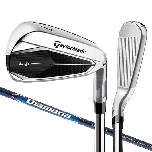 テーラーメイド Qi アイアンセット 5本組 6〜PW ディアマナ ブルー TM60（S） カーボンシャフト 2025モデル 日本仕様 Diamana BLUE TM60