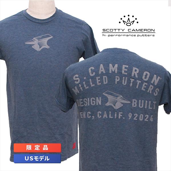 スコッティキャメロン 限定 Tシャツ インダストリアル アンビル ヘザーネイビー Scotty Cameron キャメロン INDUSTRIAL ANVIL Navy