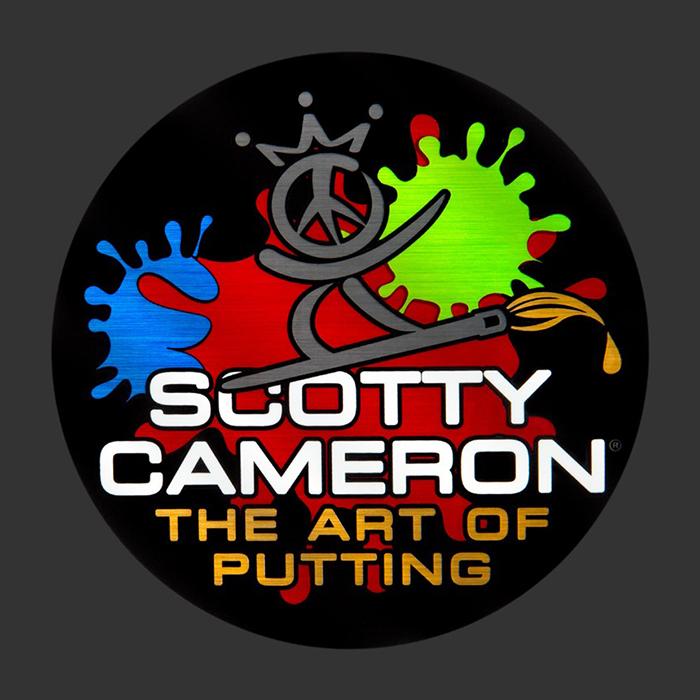 スコッティキャメロン ピースペインター ステッカー ブラック 102675 Scotty Cameron PEACE PAINTERS STICKER BLACK