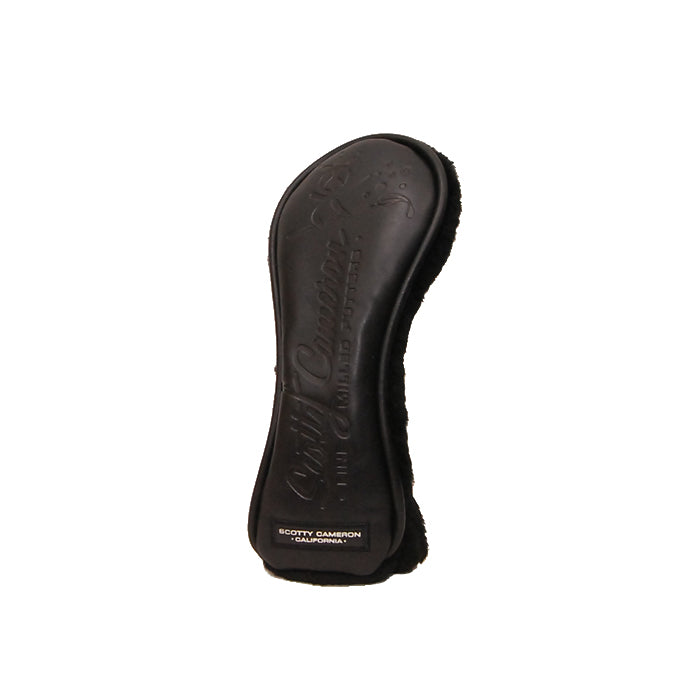 スコッティキャメロン ピースサーファー ブラック レザー ウッド ヘッドカバー 3点セット Scotty Cameron PEACE Surfer Black Leather キャメロン