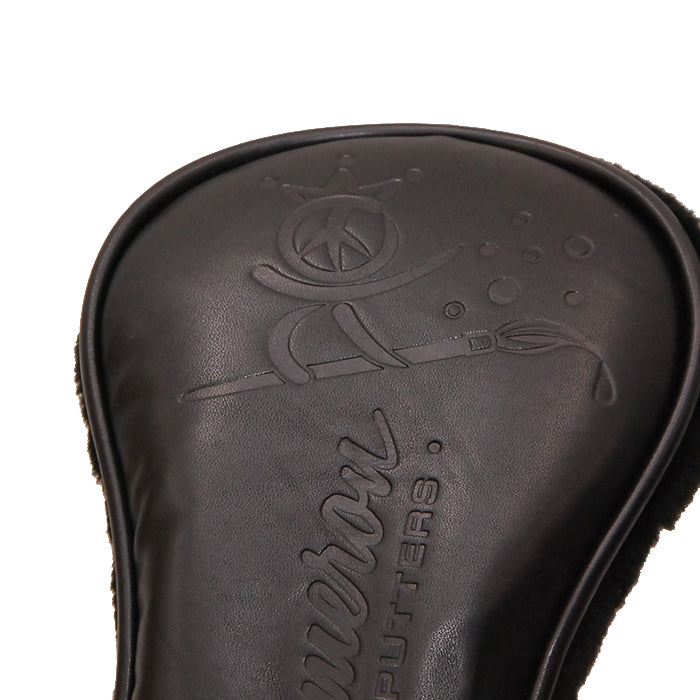 スコッティキャメロン ピースサーファー ブラック レザー ウッド ヘッドカバー 3点セット Scotty Cameron PEACE Surfer Black Leather キャメロン