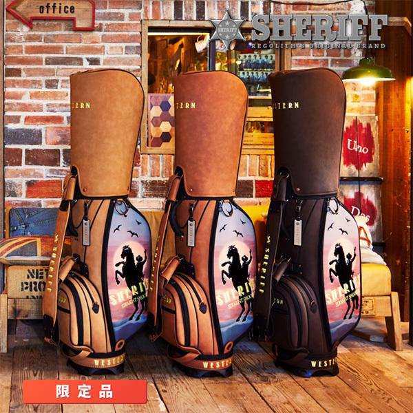 SHERIFF シェリフ キャディバッグ スタンダード ウエスタンシリーズ カートバッグ　SFW-012CB 2021年 数量限定モデル