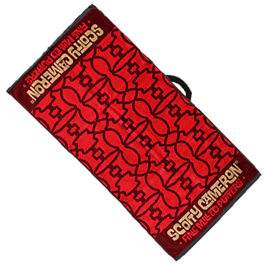 スコッティ キャメロン ラウンドタオル スコッティドッグ ウォールペーパー レッド 限定 Scotty Dog Wallpaper Cameron