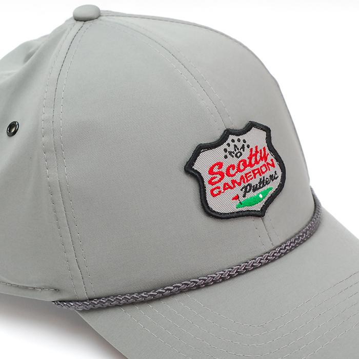 スコッティキャメロン レトロパッチ ロープ キャップ グレー フリーサイズ Retro Patch Rope CAP Grey 022648 Scotty Cameron キャメロン