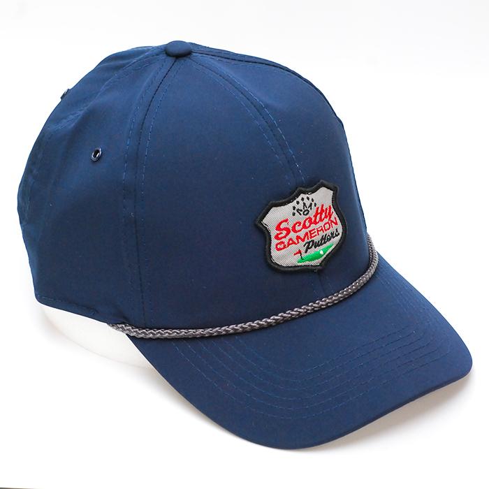 スコッティキャメロン レトロパッチ ロープ キャップ ネイビー フリーサイズ Retro Patch Rope CAP Navy 022649 Scotty Cameron キャメロン