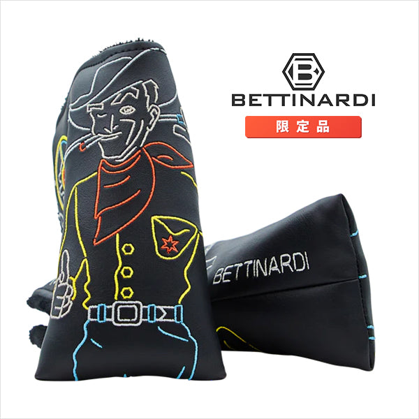 ベティナルディ 全米プロ記念 オクラホマ ネオン 限定 パターカバー ブレードタイプ ヘッドカバー BETTINARDI Oklahoma Neon Blade