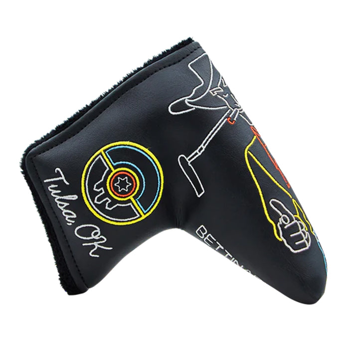 ベティナルディ 全米プロ記念 オクラホマ ネオン 限定 パターカバー ブレードタイプ ヘッドカバー BETTINARDI Oklahoma Neon Blade