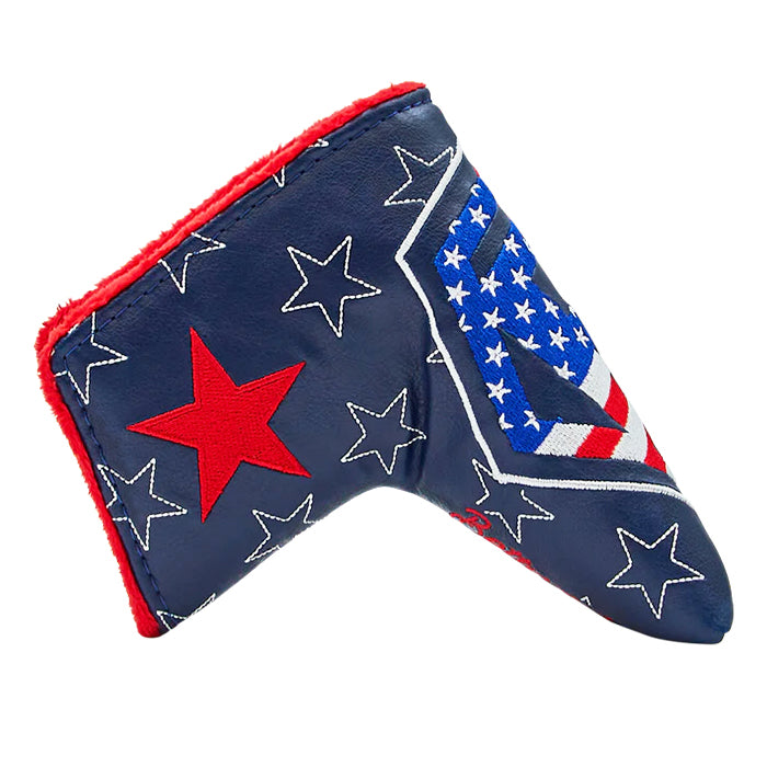 ベティナルディ 独立記念日 4th of July ヘックスフラッグ パターカバー ブレードタイプ ヘッドカバー ブルー BETTINARDI 星条旗