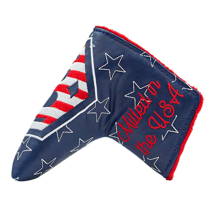 ベティナルディ 独立記念日 4th of July ヘックスフラッグ パターカバー ブレードタイプ ヘッドカバー ブルー BETTINARDI 星条旗